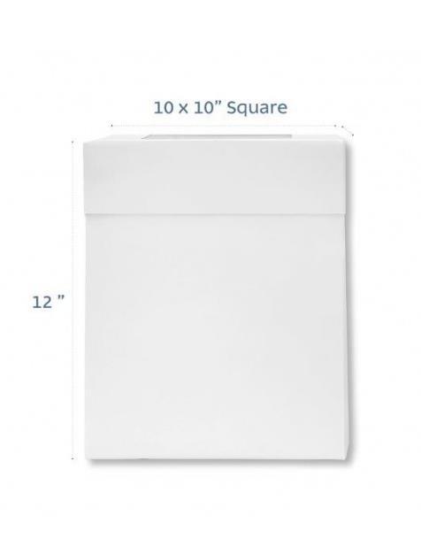 Cake Box & Lid Loyal 10x10x12 Inch Each