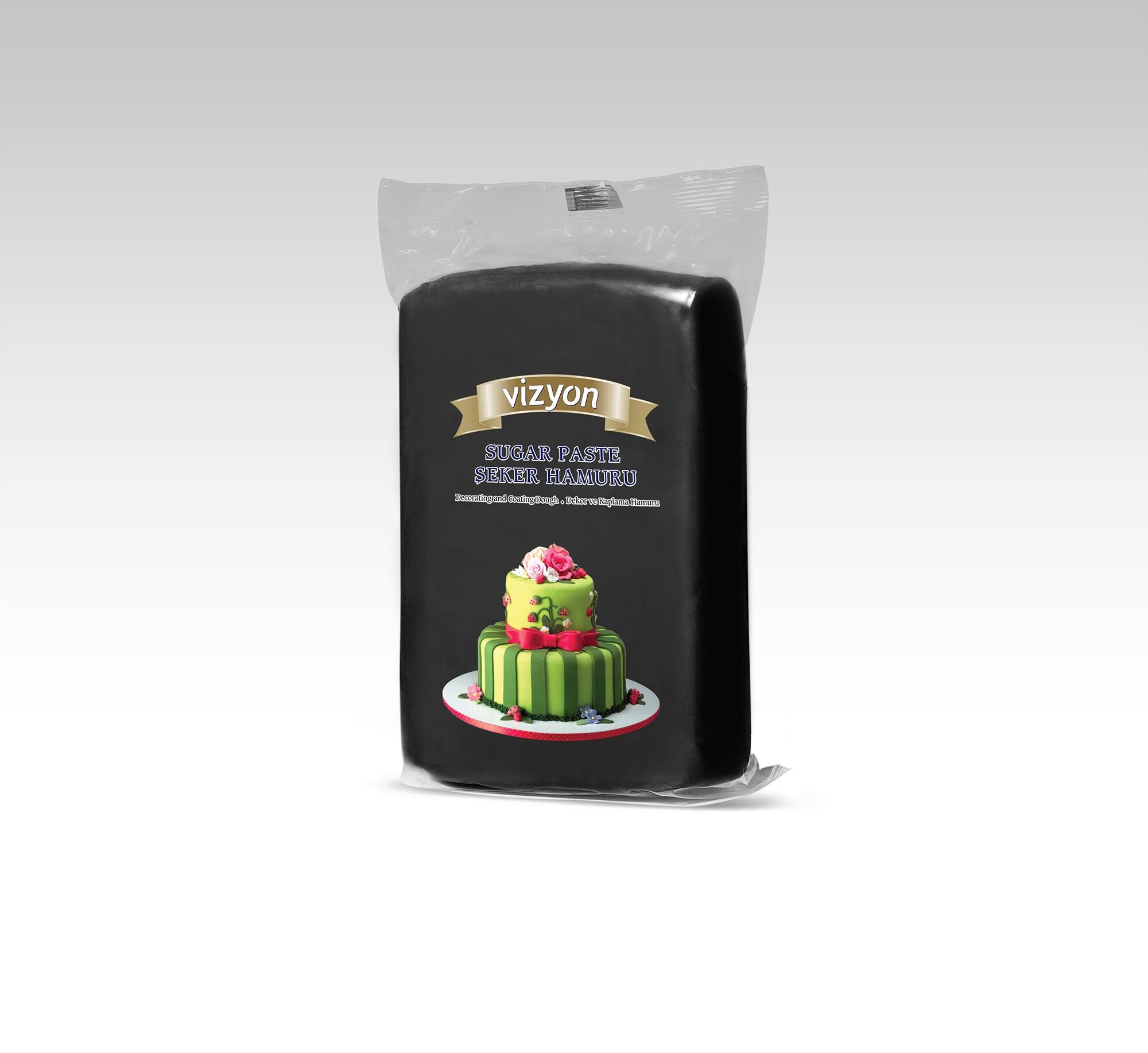 Vizyon Fondant Black 250g