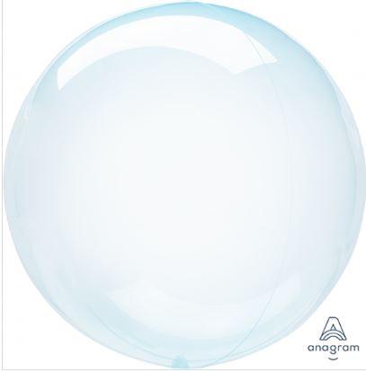 Balloon Crystal Clearz Blue 50cm