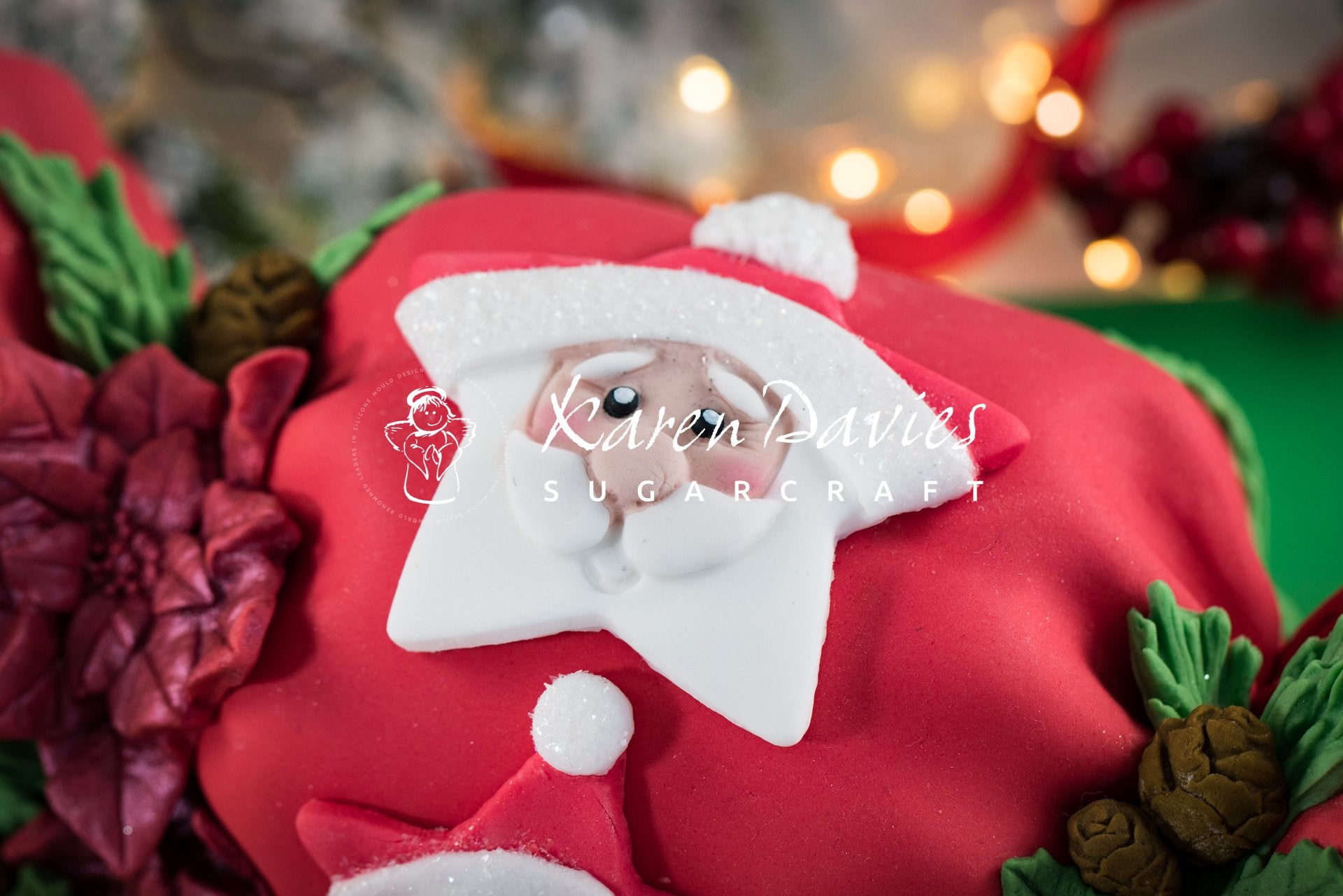 Mould Christmas Star Santa Karen Davies- Last Chance