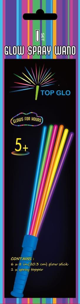 Glow In The Dark Glow Spray Wand 20cm Pk/1