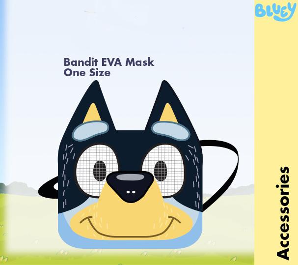Animal Dog Bandit (From Bluey)Eva Mask