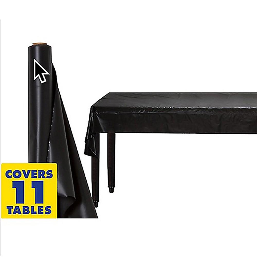 Tablecover Roll Black Plastic 30m