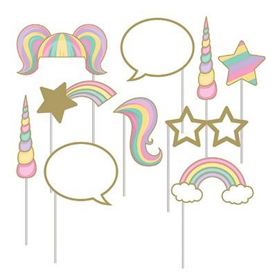 Unicorn Sparkle Photo Props Pk/10