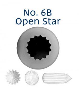 Icing Tip Open Star No.6b