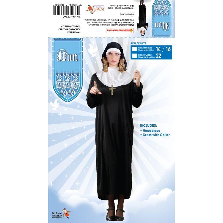 Costume Adult Nun Religion/Biblical Large