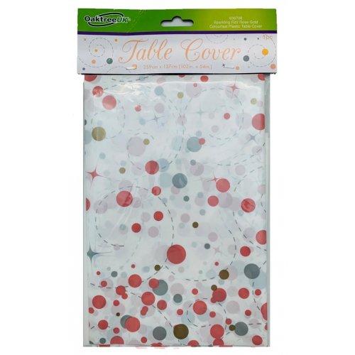 Tablecover Sparkling Fizz Rectangle Rose Gold