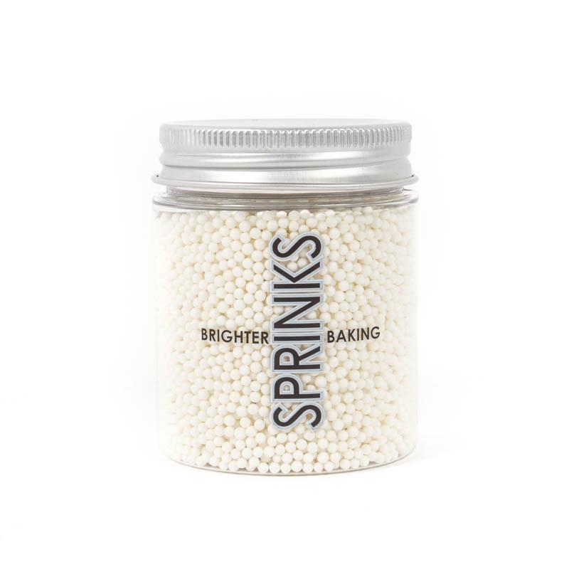 Cachous Matte White 2mm 85g