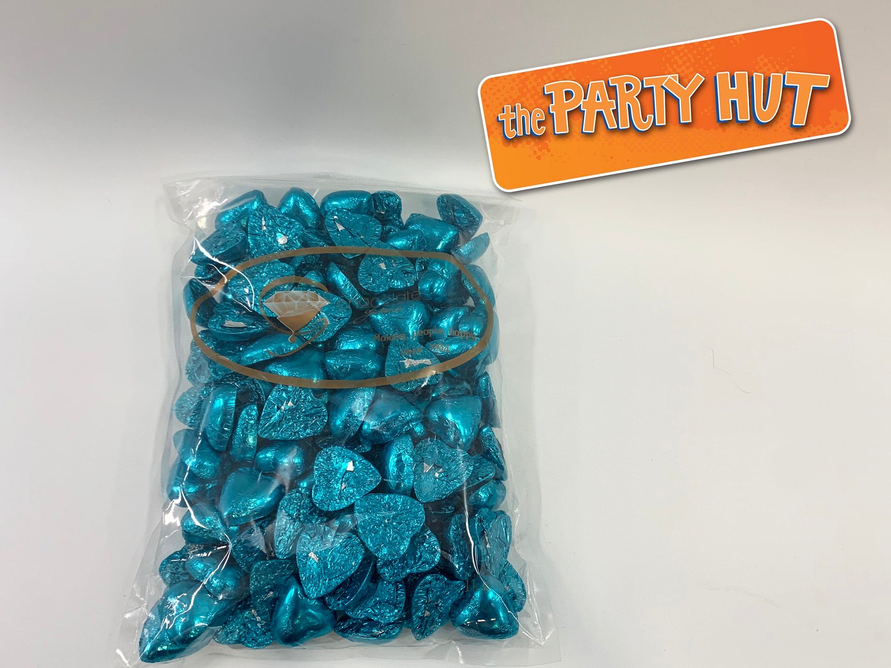 Chocolate Hearts Light Blue 1kg