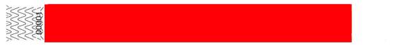 Wristband Red 25mm Pk/1000 - Order in Item Only