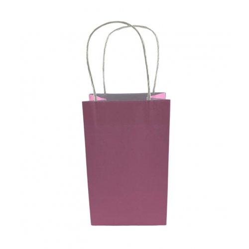 Party Loot Bag Paper Pastel Light Pink Pk/5