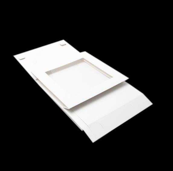 Cake Box & Clear Lid 10x10x10 Inch 25x25x25cm - Each