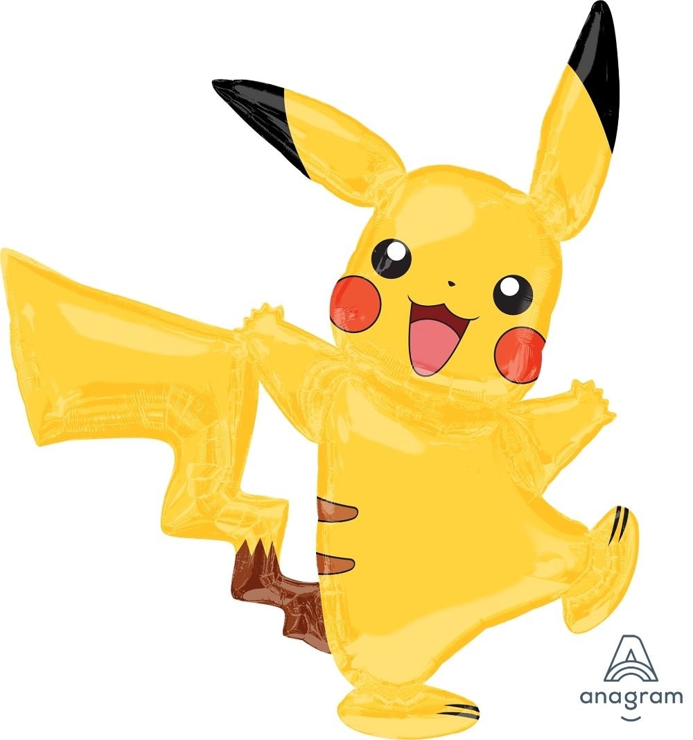 Balloon Foil Airwalker Pokemon Pikachu 132cm X 139cm