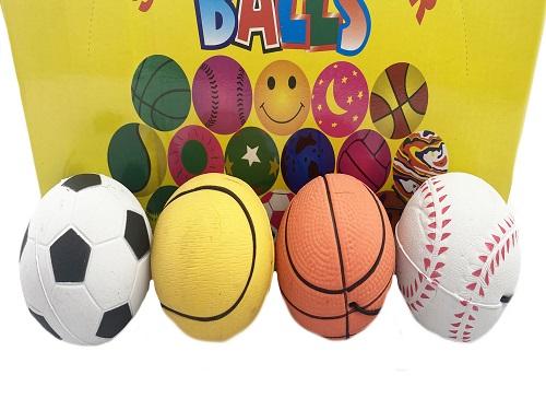 Novelty Sports Wrist Ball 6.5cm Assorted Style Each