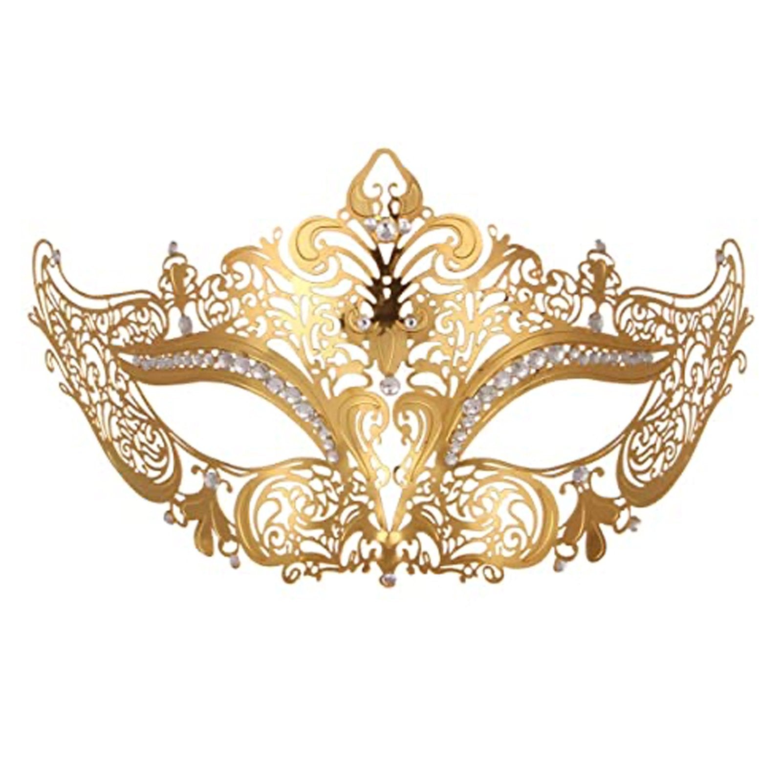 Mask Metal Masquerage Gold & Silver Deluxe
