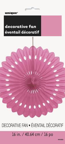 Fan Decorative Hot Pink 40cm