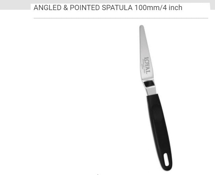 Pointed Spatula 100mm Poly Handle