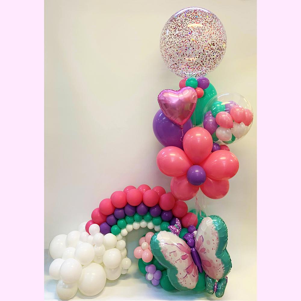 Balloon Décor Over The Rainbow