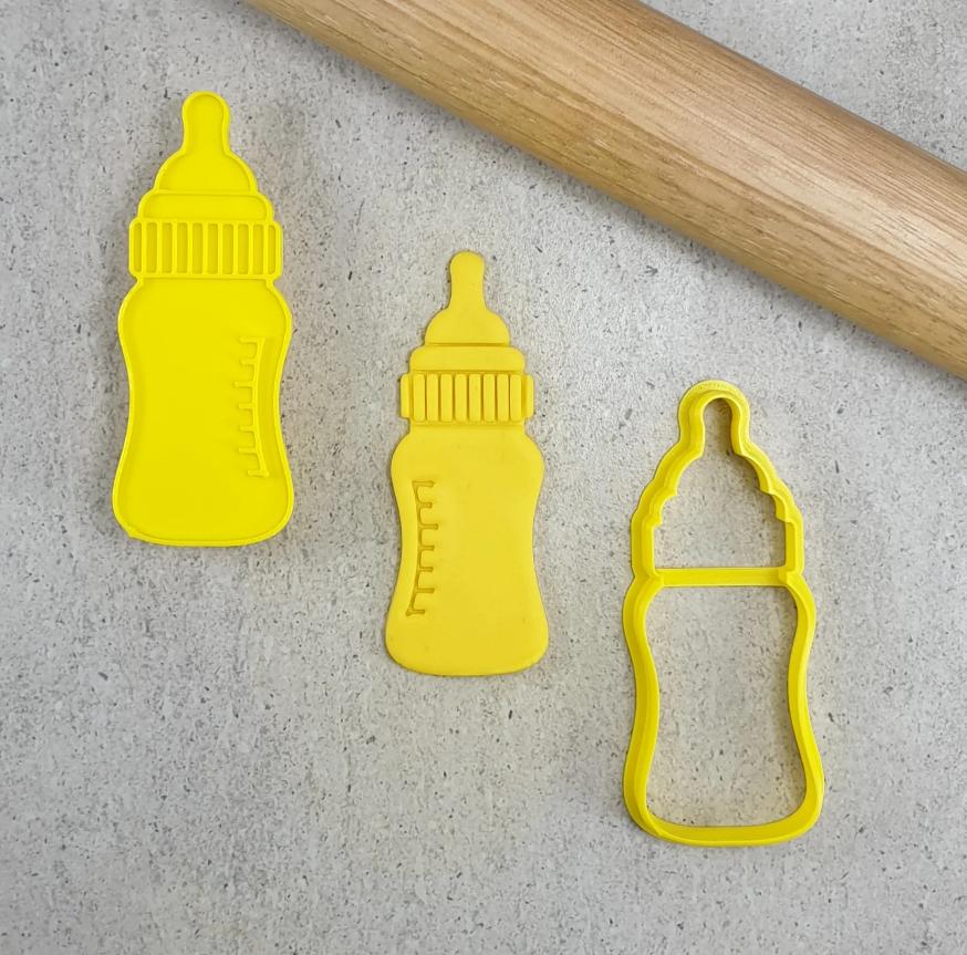 Baby Bottle Debosser & Cookie/Biscuit Cutter Set