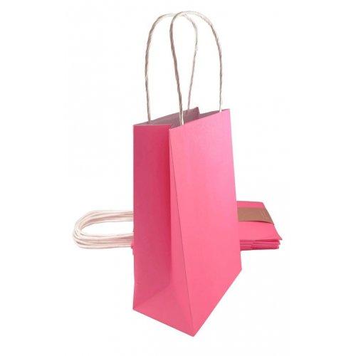 Party Loot Bag Paper Fuchsia Pink Pk/5