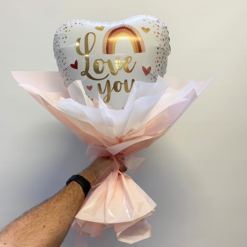 Easy Love Heart Balloon Bouquet