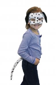 Animal Costume Mask Set Deluxe Dalmatian Dog