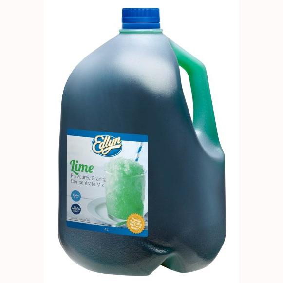 Edlyn Granita Syrup Lime 4l (Local Pick Up Only)
