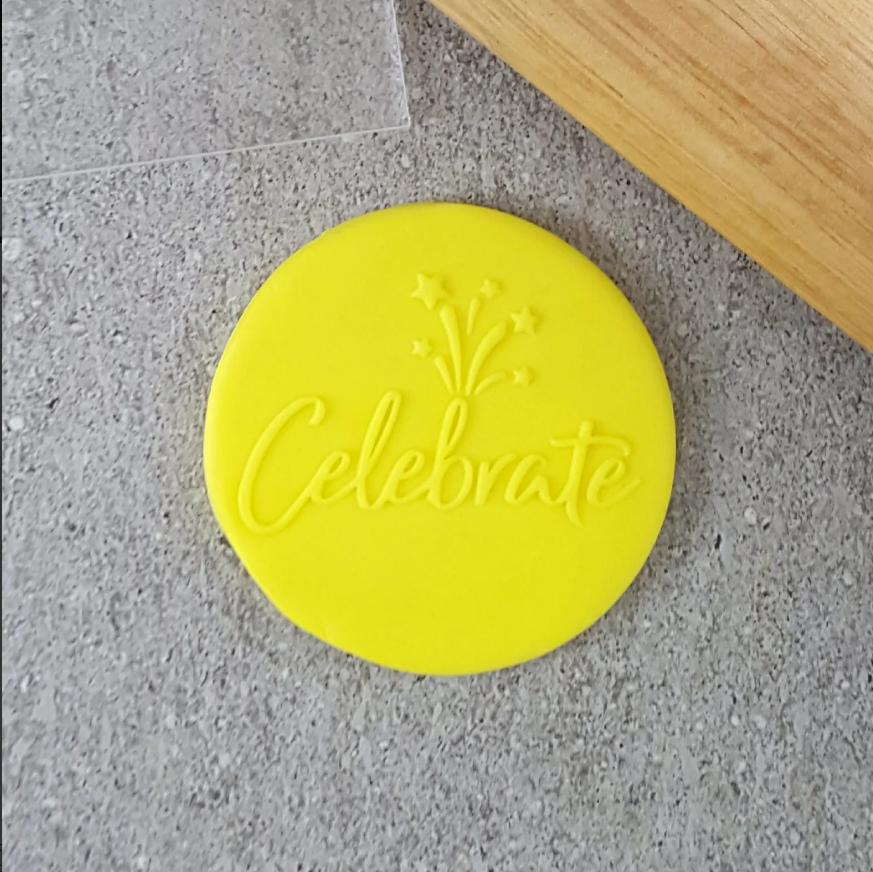 Celebrate Cookie/Biscuit Debosser Cutter