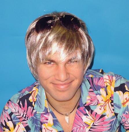 Wig Surfer Dude Blonde Straight