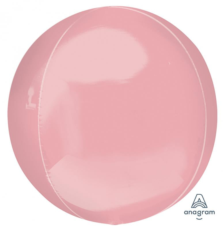 Balloon Orbz 38cm Pastel Pink Each