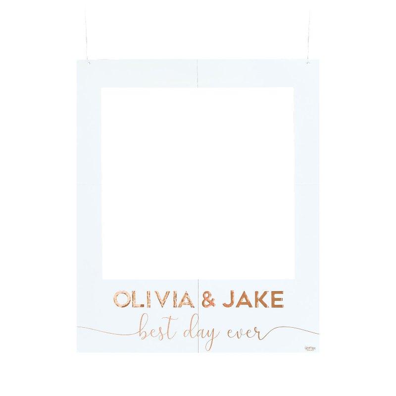 Backdrop Photo Wedding Polaroid Frame With Vinyl Stickers