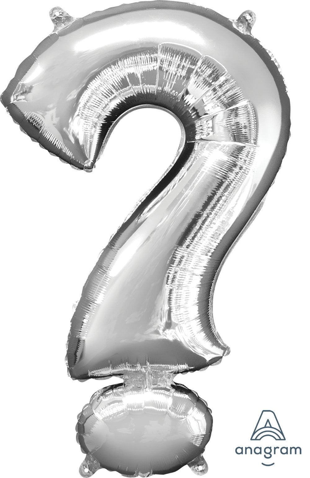 Balloon Foil Letter ? Silver 40cm