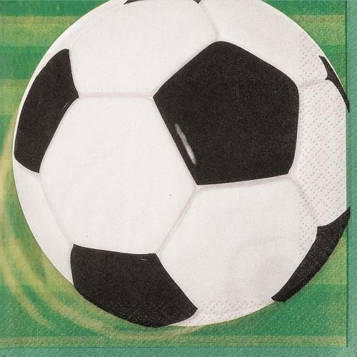 Soccer/Football 3D Luncheon Napkins Pk 16