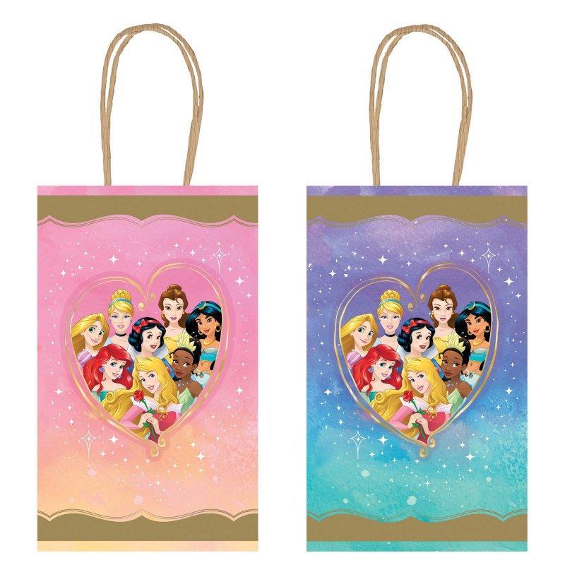 Disney Princess Once Upon A Time Paper Bags Hot Stamped Pk/8