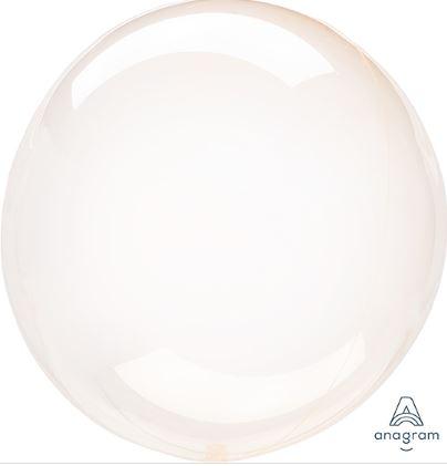Balloon Crystal Clearz Orange 50cm