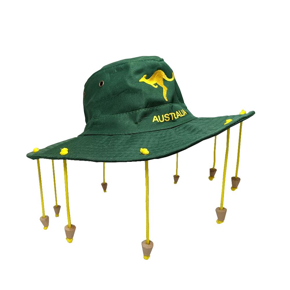 Hat Australian Green With Corks