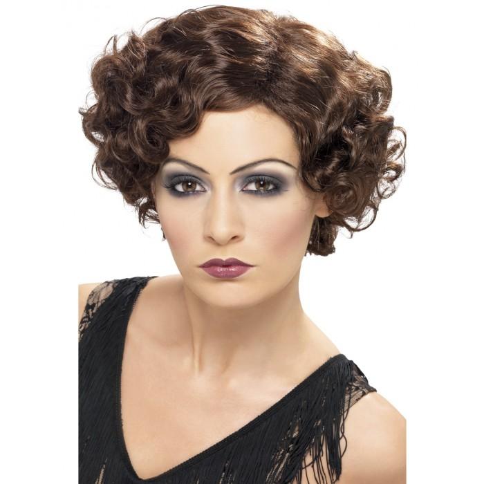 Wig Brown 1920s Flapper