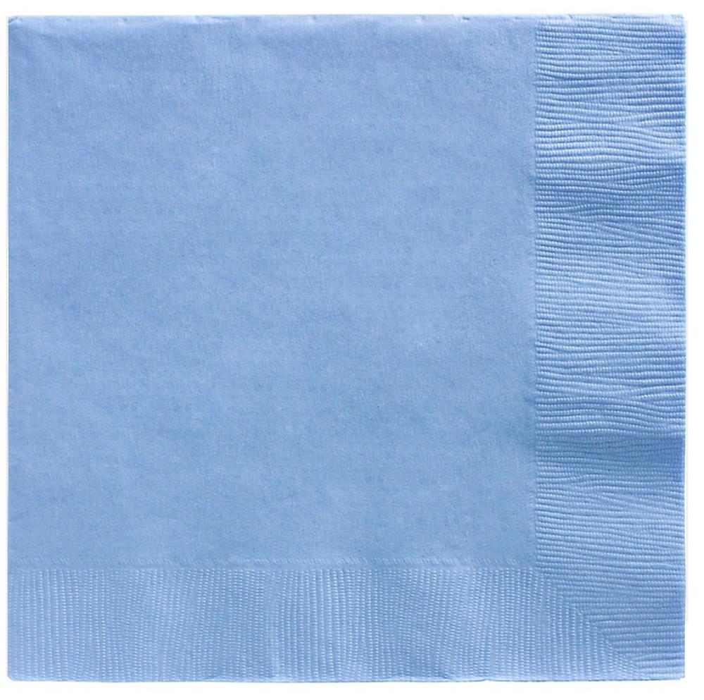 Napkins Lunch 2ply Pastel Blue Pk/20- Discontinued Line Last Chance To Buy