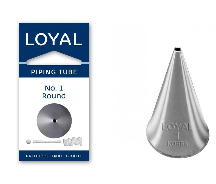 Icing Tip Round Number 1 Loyal