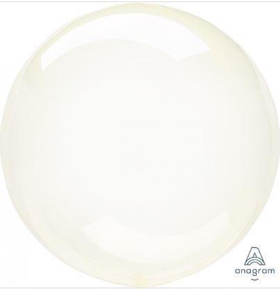 Balloon Crystal Clearz Yellow 50cm