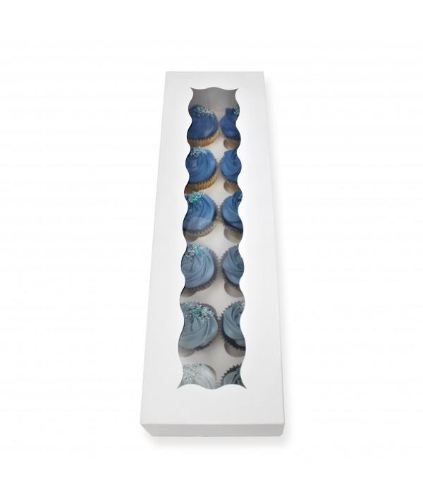 Cupcake Box For 12 Long Style & Insert Each