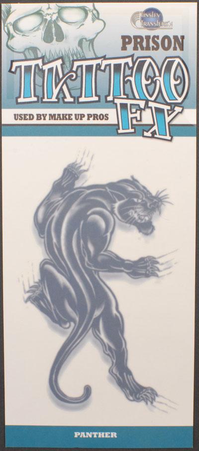 Temporary Tattoo Prison Panther