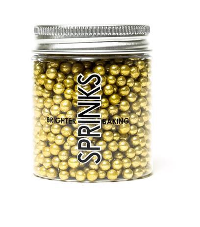 Cachous Gold 4mm 85g Sprinks