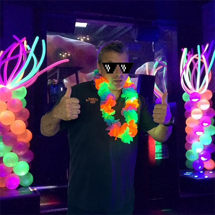 Lei Paradise Neon Rainbow 1m