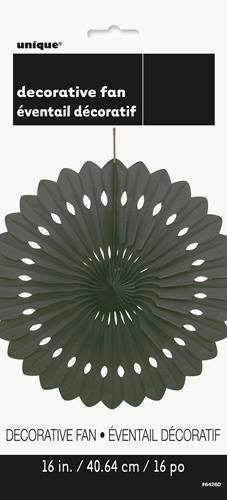 Fan Decorative Black 40cm