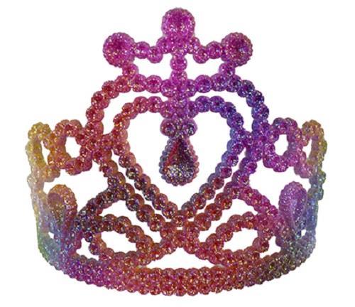 Tiara Glitter Rainbow With Ombre Effect Princess/Queen/Fairy