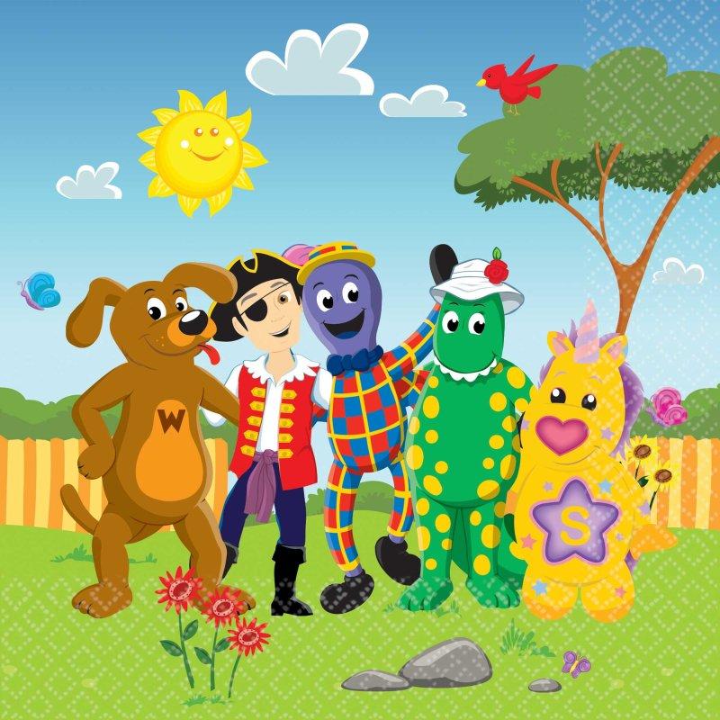 The Wiggles Party Napkins Lunch Pk/16