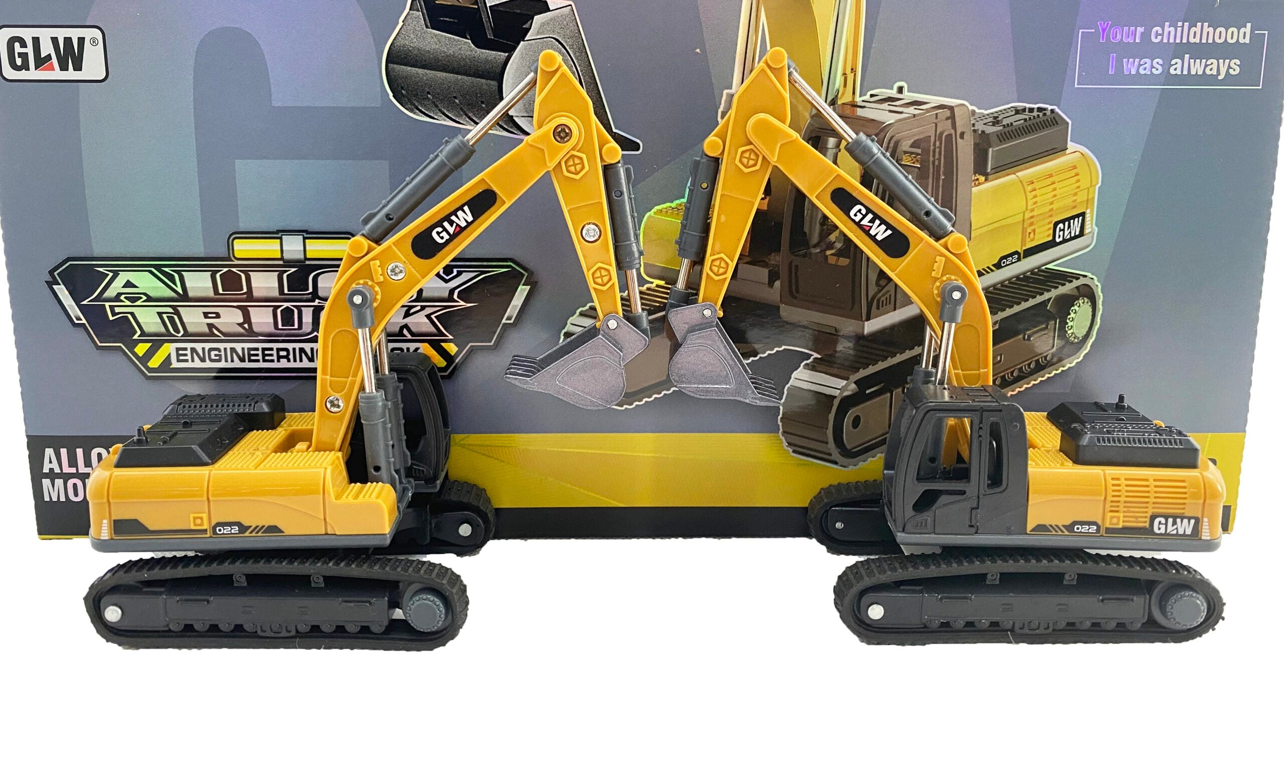 Engineering Excavator Construction Toy 11cm