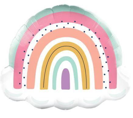 Balloon Foil Super Shape Boho Rainbow 81cm