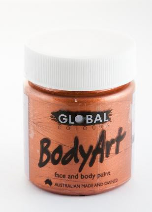 Face Paint Copper Metallic 45ml Tub